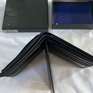 🆕 RARE / SAMSONITE ANTIQUE COWHIDE LEATHER MEN'S WALLET STYLE NO.SM69802BK NIB